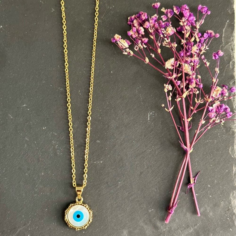 Dainty Evil Eye Gold Filled